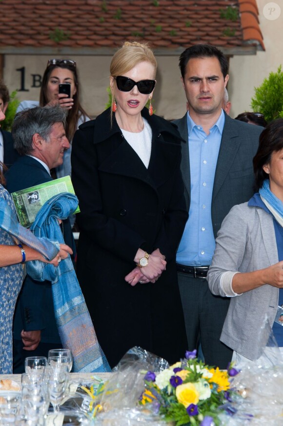 Nicole Kidman lors du déjeuner de l'aïoli avec le maire de Cannes le 24 mai 2013
