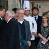Steven Spielberg lors du déjeuner de l'aïoli avec le maire de Cannes le 24 mai 2013