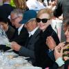 Daniel Auteuil, Nicole Kidman et Steven Spielberg lors du déjeuner de l'aïoli avec le maire de Cannes le 24 mai 2013