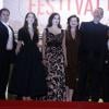 Sergi Lopez, Roxane Duran, Amira Casar, Arnaud des Pallières, Denis Lavant lors de la présentation du film Michael Kohlhaas au Festival de Cannes le 24 mai 2013