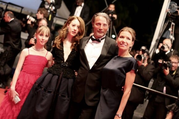 Melusine Mayance, Roxane Duran, Mads Mikkelsen et Hanne Jacobsen lors de la présentation du film Michael Kohlhaas au Festival de Cannes le 24 mai 2013