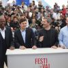 Forest Whitaker, Orlando Bloom, Jérome Salle et Conrad Kemp lors du photocall du film "Zulu" au 66e Festival du Film de Cannes le 26 mai 2013