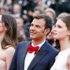 Géraldine Pailhas, François Ozon et Marine Vacth présentent Jeune et Jolie au Festival de Cannes le 16 mai 2013.
