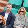 Yann Delaigue et Astrid Bard lors du quatrième jour des Internationaux de France à Roland-Garros le 29 mai 2013