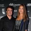 Fernando Alonso et sa douce Dasha Kapustina lors d'une soirée au Billionaire, club de Flavio Briatore, situé au Fairmont Hotel de Monte Carlo le 26 mai 2013
