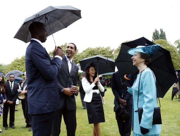 La princesse Anne lors de la deuxième garden party de l'année offerte par Elizabeth II à Buckingham Palace le 30 mai 2013.
