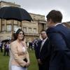 La princesse Eugenie d'York lors de la deuxième garden party de l'année offerte par Elizabeth II à Buckingham Palace le 30 mai 2013.