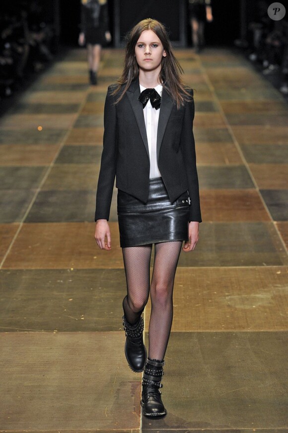 Défilé Saint Laurent Paris automne-hiver 2013/2014. Paris, le 5 mars 2013.