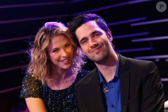 Exclusivité - Lorie et Yoann Fréget lors de l'enregistrement de la soirée "Samedi soir on chante France Gall", diffusée ce samedi 1er juin sur TF1.