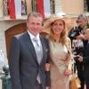 Sergueï Bubka et Lilia Tutunik le 2 juillet 2011 à Monaco