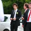 Harry Styles (19 ans) au mariage de sa mère Anne Cox et de son compagnon Robin Twist à Congleton dans le Cheshire en Angleterre, le 1er juin 2013. Le membre du groupe One Direction était le témoin de mariage de sa maman.