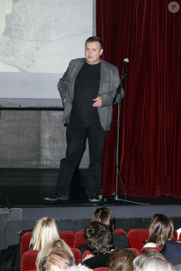 Christophe Bourseiller lors de l'hommage à Antoine Bourseiller au studio des Champs-Élysées à Paris. Le 3 juin 2013.