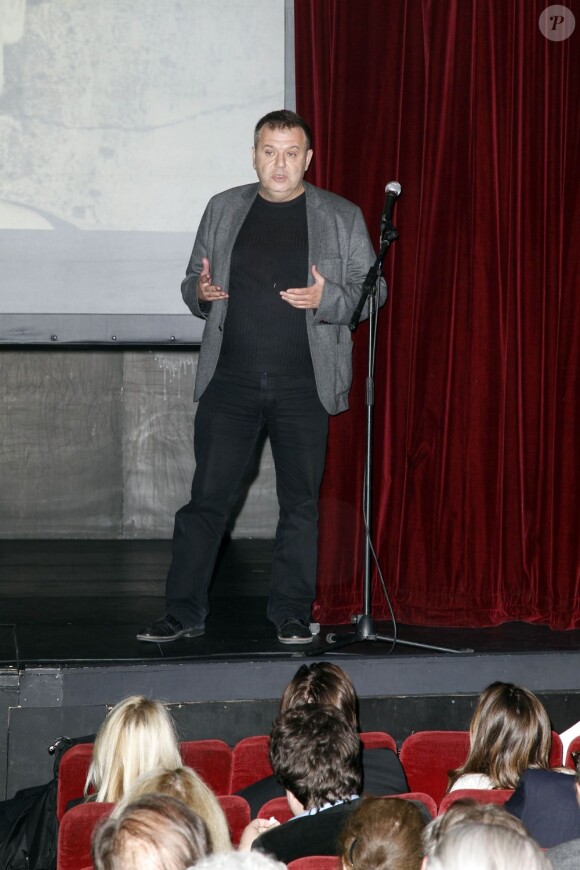Christophe Bourseiller lors de l'hommage à Antoine Bourseiller au studio des Champs-Élysées à Paris. Le 3 juin 2013.