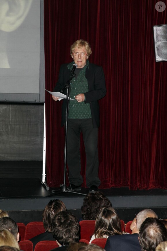 Philippe Adrien (Directeur du théâtre Toursky de Marseille) lors de l'hommage à Antoine Bourseiller au studio des Champs-Élysées à Paris. Le 3 juin 2013.