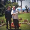 Gérard Depardieu à Nice, avec le maire Christian Estrosi, pour annoncer le Festival du cinéma russe du 14 au 17 juin - 6 juin 2013