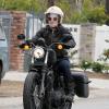 Exclusif - Pink fait de la moto avec son mari Carey Hart à Malibu, le 6 juin 2013.