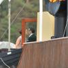 La princesse Victoria et le prince Daniel de Suède ont partagé un tendre moment d'intimité à bord du SS Stockholm qui menait les invités du mariage de la princesse Madeleine et Chris O'Neill à Drottningholm pour la réception, le 8 juin 2013.