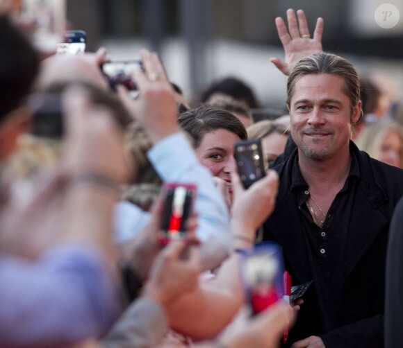 Brad Pitt à la première australienne de World War Z à Sydney, le 9 juin 2013.