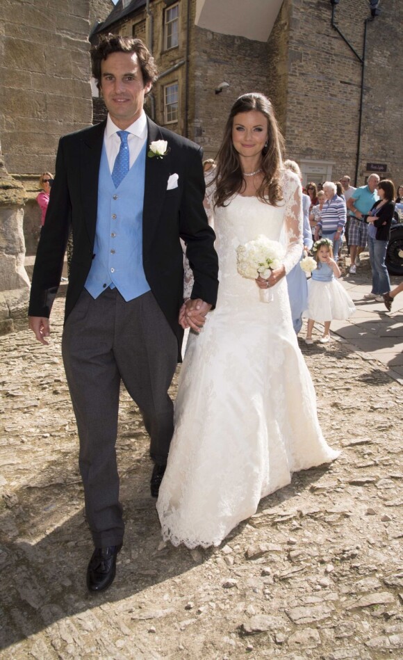 Mariage de Lady Natasha Rufus Isaacs, amie de William et cofondatrice de Beulah, et de Rupert Finch, ex-boyfriend de Kate Middleton, le 8 juin 2013 à Cirencester.
