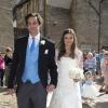 Mariage de Lady Natasha Rufus Isaacs, amie de William et cofondatrice de Beulah, et de Rupert Finch, ex-boyfriend de Kate Middleton, le 8 juin 2013 à Cirencester.