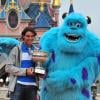 Après avoir gagné son huitième Roland-Garros, Rafael Nadal était en visite à Disneyland Paris avec sa Coupe des Mousquetaires qu'il a présenté devant un public conquis, au pied du château de la Belle au Bois Dormant le 10 juin 2013