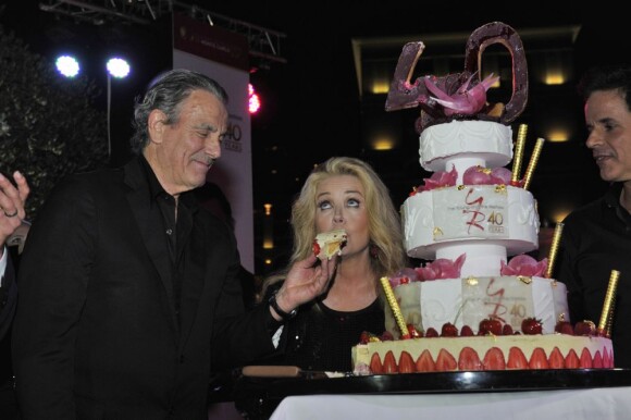 Toute l'équipe de la série Les Feux de l'Amour fête les 40 ans de la série à l'hôtel Monte-Carlo Bay à Monaco en marge du 53e festival de Monte-Carlo, le 10 juin 2013.