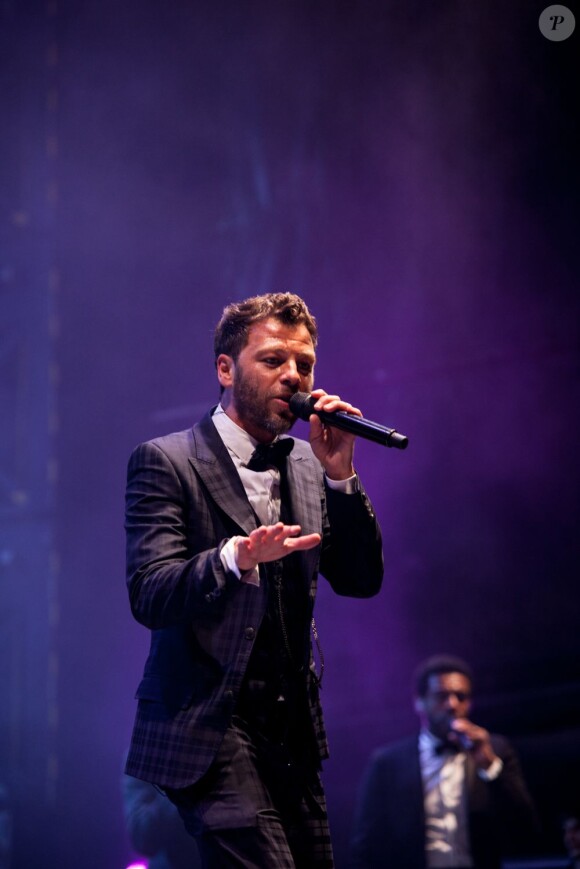 Christophe Maé en concert sur la scène du Grand Star, le 7 juin 2013 au Havre.