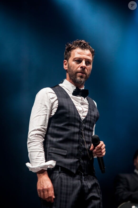 Christophe Maé en concert dans le cadre du 'LH Tour' au Grand Stade du Havre, le 7 juin 2013.