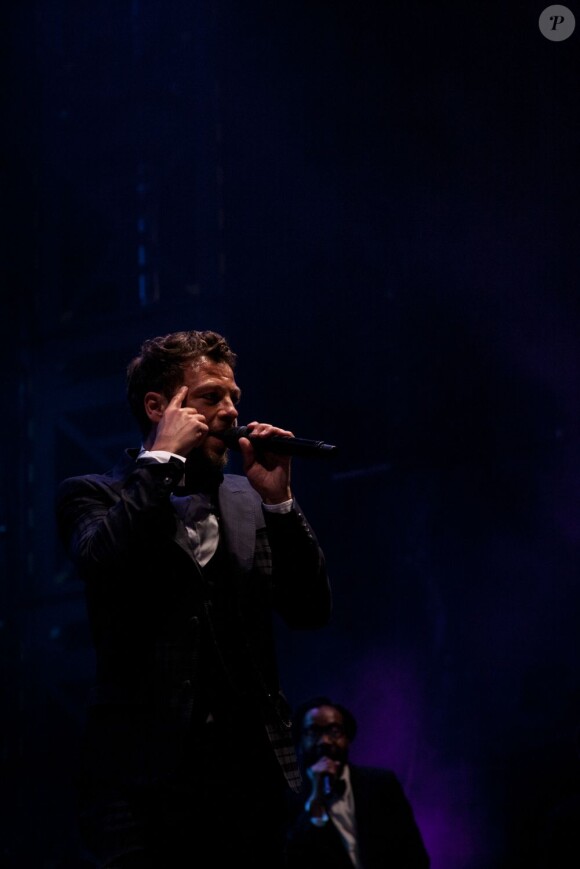 Christophe Maé en concert dans le cadre du 'LH Tour' au Grand Stade du Havre, le 7 juin 2013.