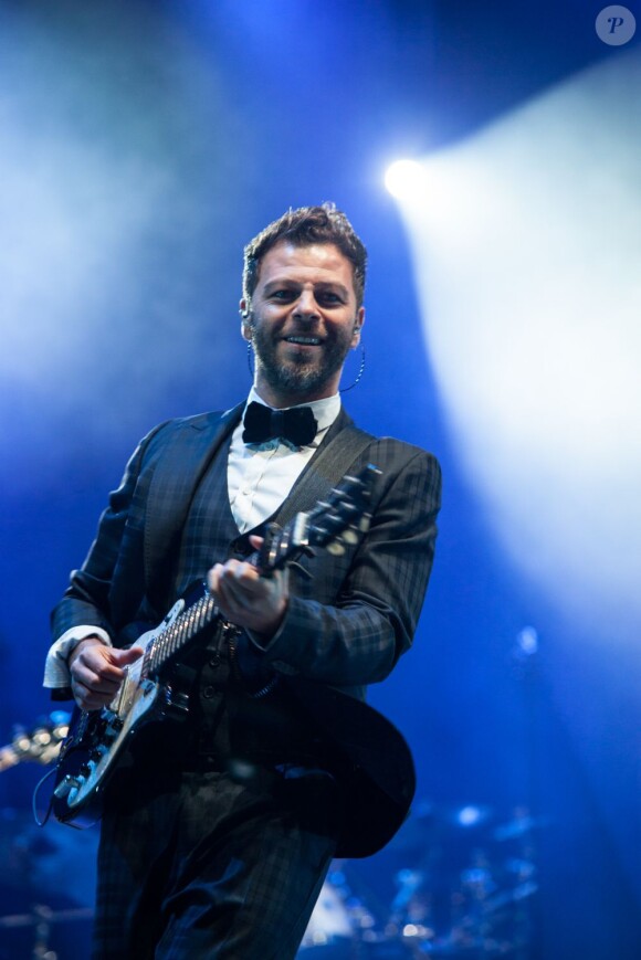 Christophe Maé en concert dans le cadre du 'LH Tour' au Grand Stade du Havre, le 7 juin 2013.