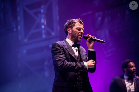 Christophe Maé en concert dans le cadre du 'LH Tour' au Grand Stade du Havre, le 7 juin 2013.