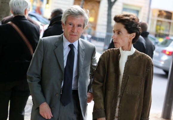 Alain Minc et sa femme à Paris le 3 juin 2013.