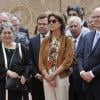 La vive émotion de Marie-Christine Diaz se lisait lors de l'hommage à son défunt époux Léo Ferré... Le prince Albert II de Monaco et la princesse Caroline de Hanovre étaient présents au côté de la veuve de Léo Ferré, Marie-Christine, venue de Toscane avec son fils Mathieu et ses petits-enfants Charlotte et Nicolas, le 11 juin 2013 à Monaco pour le baptême de l'Espace Léo-Ferré, ex-Salle du Canton.