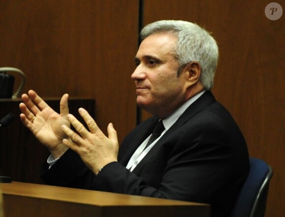Randy Phillips, directeur général d'AEG Live, lors du procès du docteur Conrad Murray à Los Angeles, le 25 octobre 2011.