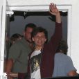 Harry Styles, Liam Payne, Niall Horan, Zayn Malik et Louis Tomlinson, les garçons du groupe One Direction quittent un studio après une journée d'enregistrement à Miami, le 12 juin 2013.