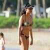 Bria Murphy, 23 ans et aînée d'Eddie Murphy, se baigne sur une plage de Maui à Hawaï. Le 12 juin 2013.