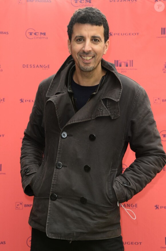 Samir Guesmi lors de la soirée spéciale des Toiles enchantées, dans le cadre du Champs-Elysées Film Festival à Paris le 13 juin 2013
