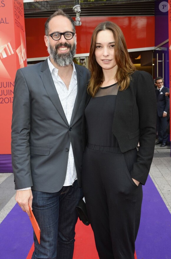 Carlton Evans et Carole Brana lors de la soirée spéciale des Toiles enchantées, dans le cadre du Champs-Elysées Film Festival à Paris le 13 juin 2013