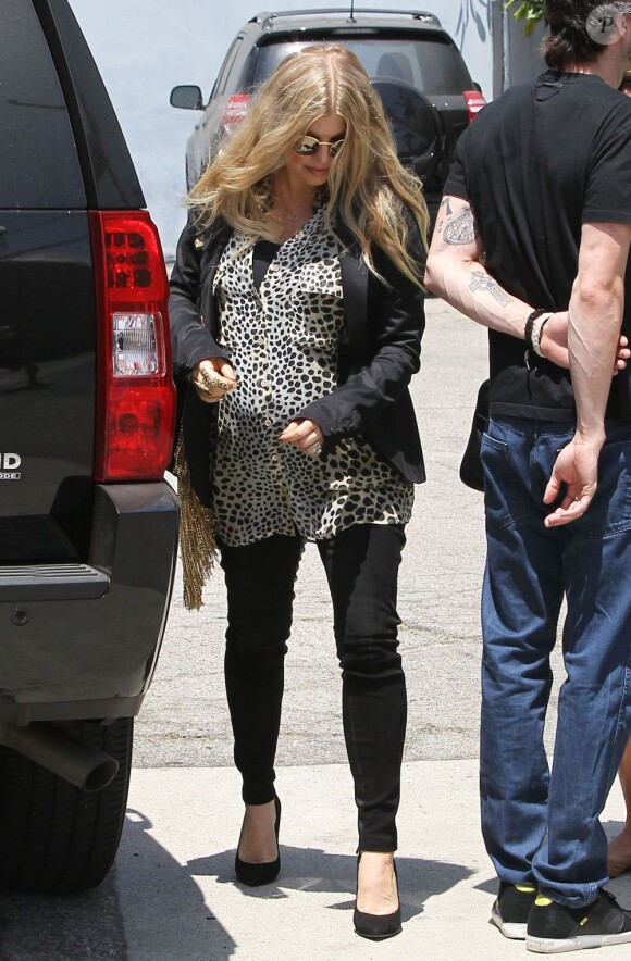 Fergie dans les rues de Los Angeles, le 13 juin 2013.