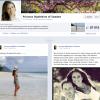 Page Facebook de la princesse Madeleine de Suède, le 14 juin 2013, alors que des photos volées de sa lune de miel avec Chris O'Neill, six jours après leur mariage, ont été le même jour publiées par le tabloïd Expressen.
