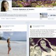 Page Facebook de la princesse Madeleine de Suède, le 14 juin 2013, alors que des photos volées de sa lune de miel avec Chris O'Neill, six jours après leur mariage, ont été le même jour publiées par le tabloïd  Expressen .