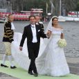 Mariage de la princesse Madeleine de Suède et de Chris O'Neill, le 8 juin 2013.