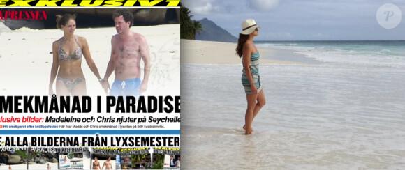 La princesse Madeleine de Suède a été très choquée par la une de l'Expressen le 14 juin 2013, la montrant en maillot avec son mari Chris O'Neill lors de leur lune de miel aux Seychelles...