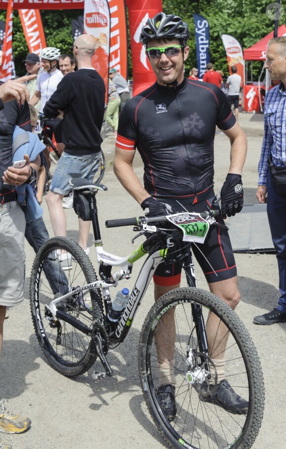 Le prince Frederik de Danemark participait le 15 juin 2013 à "The Specialized Nordic 24", une course de vélo éprouvante, au nord de Copenhague.