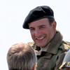 Exclu - Jean Dujardin sur le tournage de The Monuments Men sur les côtes anglaises, le 5 juin 2013.