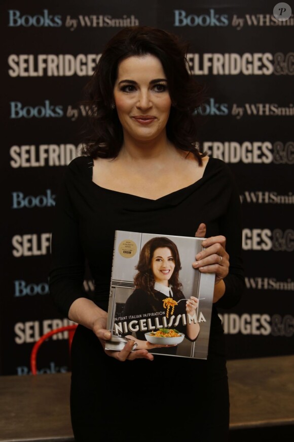 Nigella Lawson à Londres le 13 Decembre 2012.