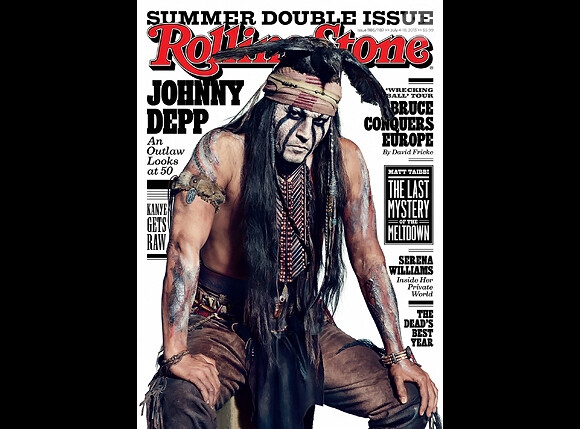 Johnny Depp en couverture et interview-confession pour le magazine Rolling Stone - juillet 2013
