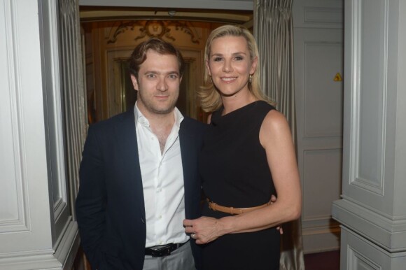 Exclusif - Laurence Ferrari et son mari Renaud Capuçon à la soirée de lancement de la saison estivale du Grand-Hôtel du Cap-Ferrat à l'Hôtel de Vendôme à Paris, le 18 juin 2013.