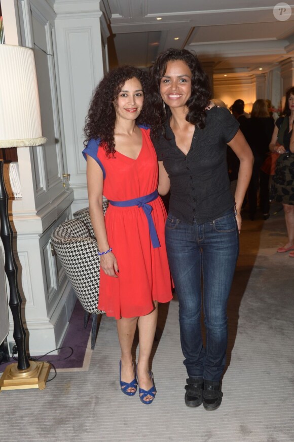Exclusif - Aïda Touihri et Laurence Roustandjee à la soirée de lancement de la saison estivale du Grand-Hôtel du Cap-Ferrat à l'Hôtel de Vendôme à Paris, le 18 juin 2013.