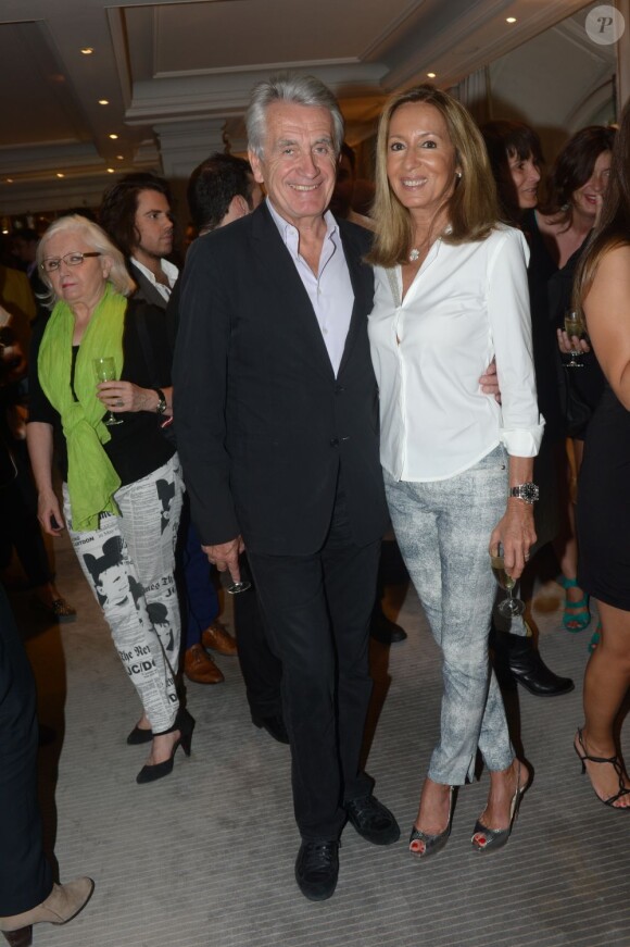 Exclusif - Gilbert Coullier et sa femme Nicole à la soirée de lancement de la saison estivale du Grand-Hôtel du Cap-Ferrat à l'Hôtel de Vendôme à Paris, le 18 juin 2013.